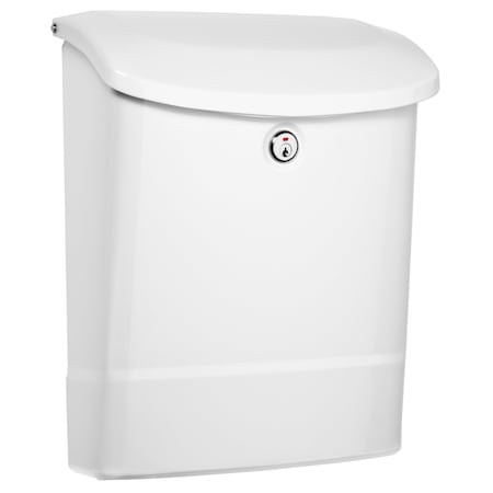 Architectural Mailboxes Mailbox, White, Wall Mount, Medium 2576W-10